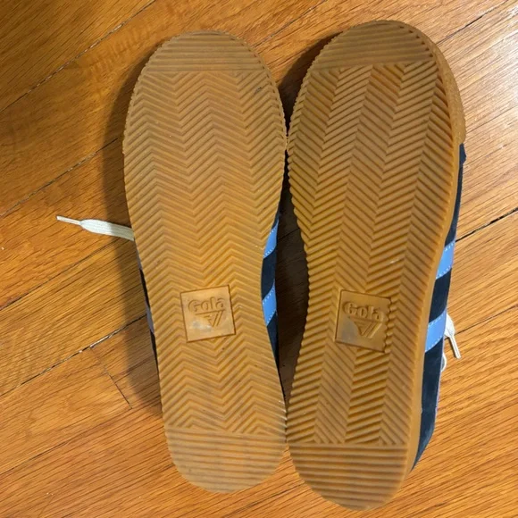 gola elan sneakers navy/visa sun/blue women’s size 8 - Picture 10 of 11